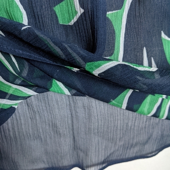 Bcbg Maxazria 100% Silk Babydoll Blouse xs - Picture 7 of 14